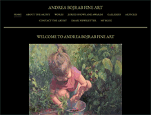 Tablet Screenshot of andreabojrab.com